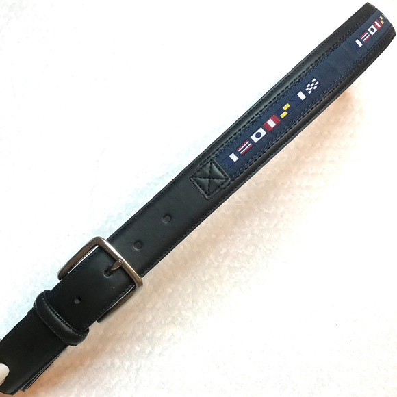 New Nautica Leather and canvas Belt - Picture 5 of 6